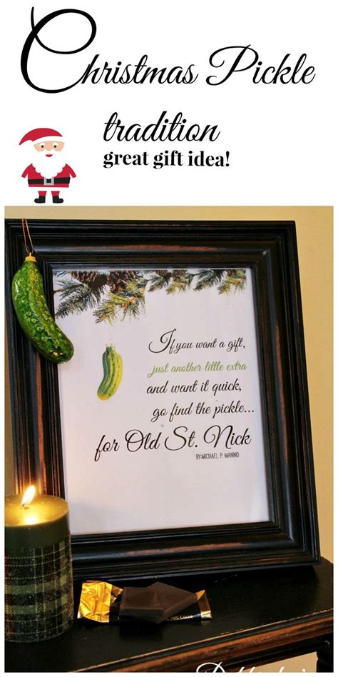 Free Printable Christmas Pickle Poem Printable Printable Templates Free