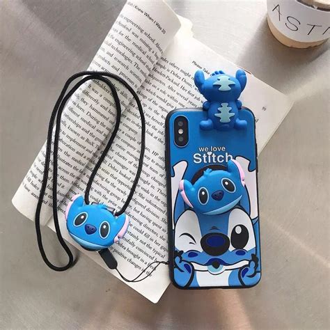 Stitch Phone Case Cover 3d For Iphone X Xs Max 11 Pro Max Cute Etsy