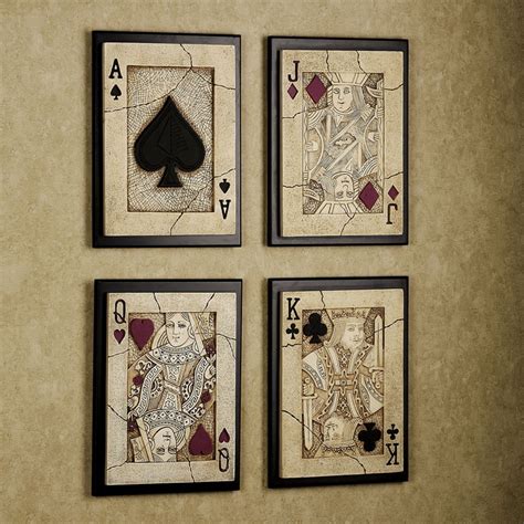See more ideas about playing cards, cards, hand of playing cards. Playing Card Wall Plaque Set | Playing Cards | Pinterest | Set of, The o'jays and Wall plaques
