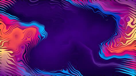Shapes Texture Purple Abstract Swirls Digital Art Hd Wallpaper