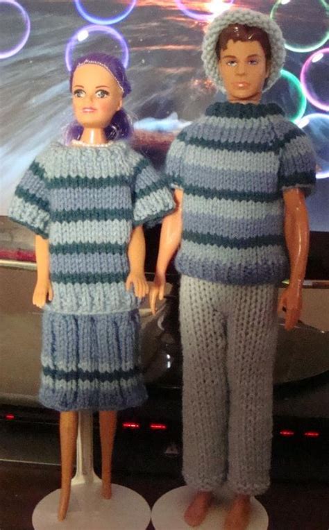 Ladyfingers Barbie And Ken Quickie Knitting Patterns Barbie Knitting