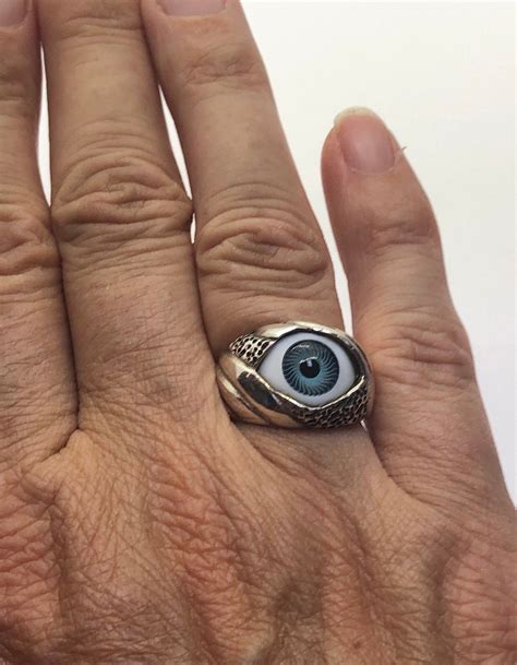 Evil Eye Ring Silver Etsy Evil Eye Ring Silver Evil Eye Ring Eye Ring