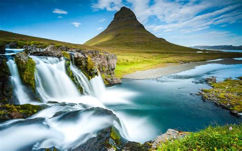 Herunterladen Hintergrundbild Reykjavik Kirkjufell Mount 4k