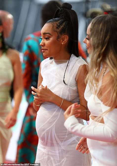 Brit Awards 2021 Pregnant Perrie Edwards And Leigh Anne Pinnock Attend