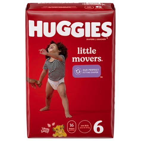 Save On Huggies Little Movers Size 6 Diapers 35 Lbs Order Online