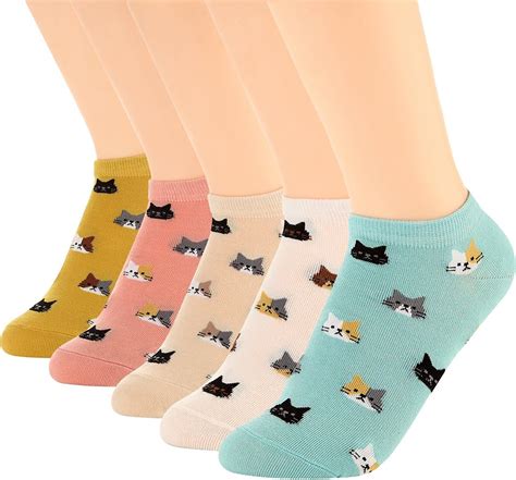 Cat Socks Womens Girls Cute Animal Socks Novelty Funny Cat Claw Socks