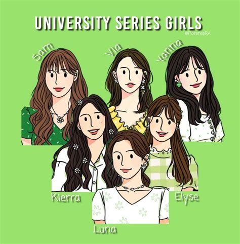 University Series By 4reuminct Wallpaper University Series Girls