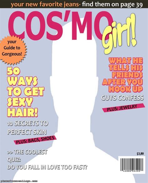 cosmo girl magazine cover template picture frame