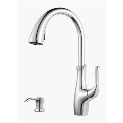 Looking for a kitchen faucet? Pfister Vosa Polished Chrome 1-Handle Pull-Down Sink ...