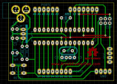 Arduino Uno Pcb Diy Arduino Uno V Schematic And Pcb Layout Images