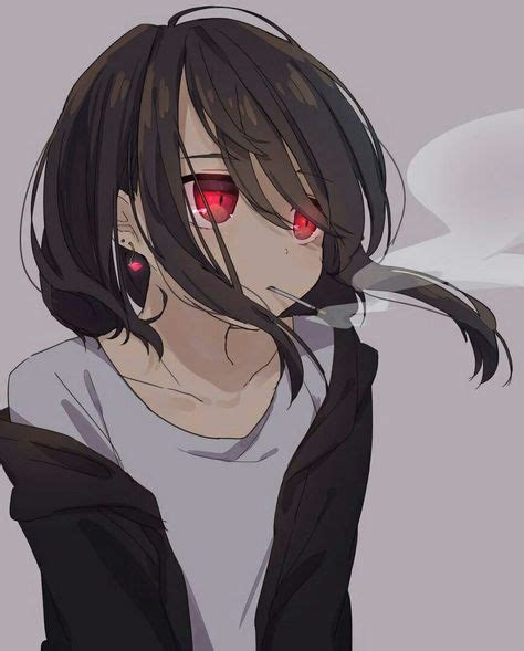 Black Hair Red Eyes Anime Hình ảnh Và Mực