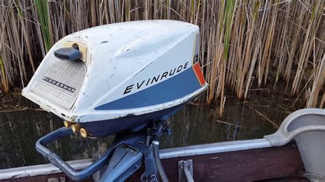 1963 Evinrude Fisherman 55hp Outboard Motor Youtube