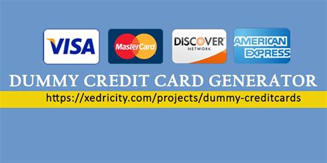 Without a valid owner name, an expiration date and a valid cvv code, they can't be used for real. How to generate fake credit card number Easily generate ...