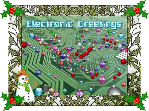 We've come a long way since then: Electronic Greetings | Christmas All The Time