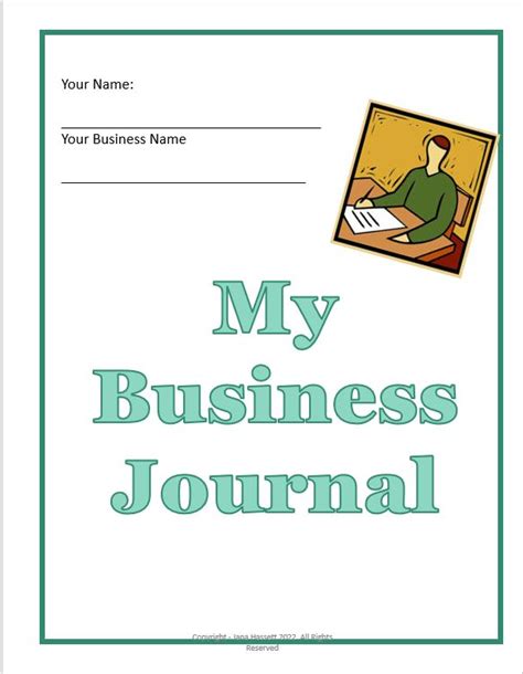 My Business Journal Janas Journals