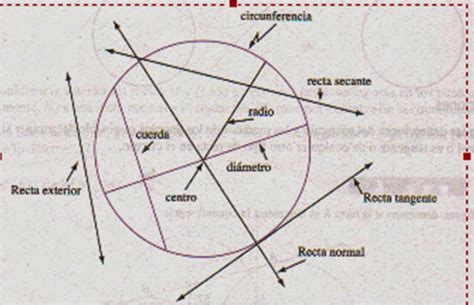 Segmentos Y Rectas Notables De La Circunferencia Geometria 9º