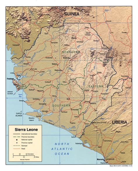 Large Detailed Political And Administrative Map Of Sierra