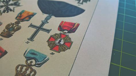 1894 Vintage Orders And Medals Chromolithograph Illustration