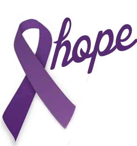 A Purple Cancer Ribbon Clipart Best