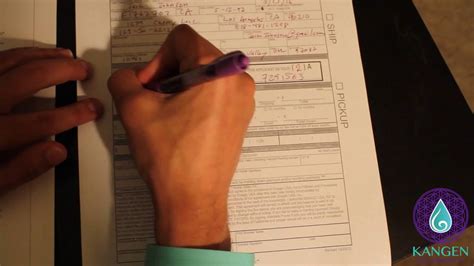 How To Fill Out Enagic Paperwork Youtube