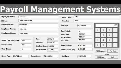 How To Create Payroll Management Systems In Excel Using Vba Youtube