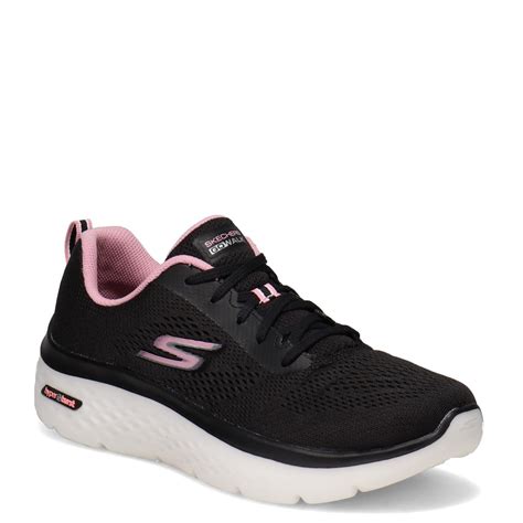 Skechers Athletic Womens Gowalk Hyper Burst Walking Shoe Black Pink ⋆