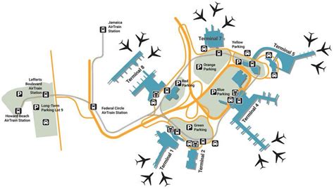Jfk Terminal Parking Map