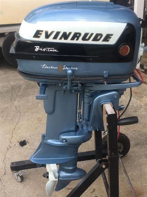 1956 30 Hp Evinrude Outboard Antique Boat Motor For Sale Boat Motors