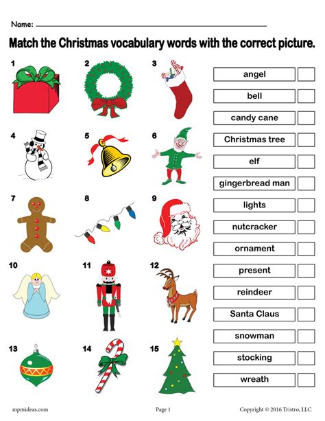 Christmas Worksheets Pdf Reading Comprehension For Beginner And