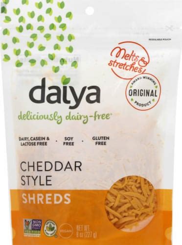 Daiya Dairy Free Cheddar Style Vegan Cheese Shreds Oz Smiths Food