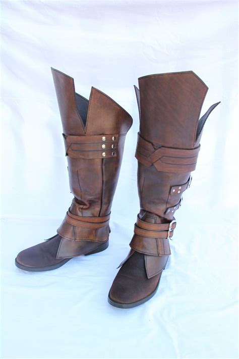 Ezio Boot By Hamrabdg On Deviantart Leather Boots Boots Medieval Boots