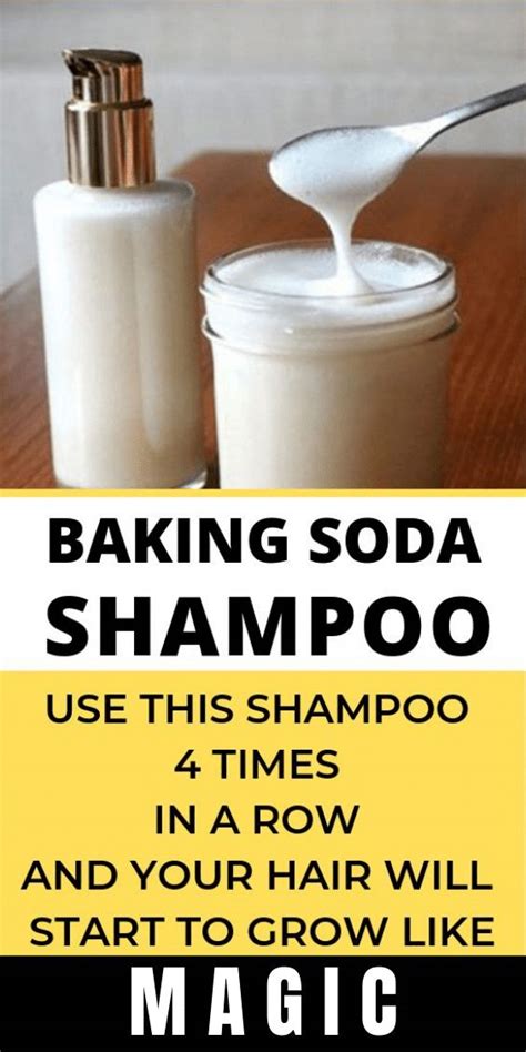 Here Is A Powerful Diy Baking Soda Shampoo For Natural Hair Growth That