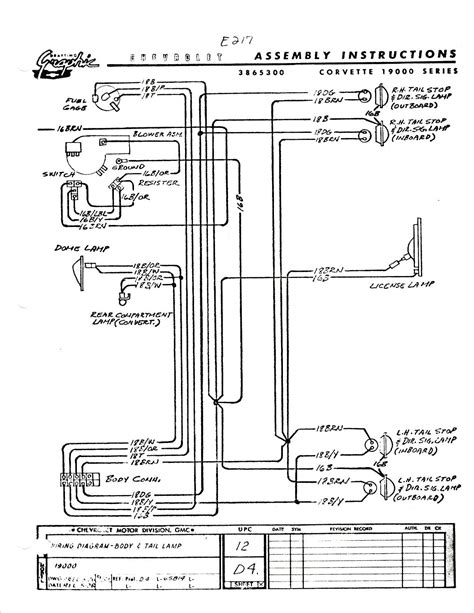 1966 Corvette Wiring Diagram Pdf Wiring Diagram
