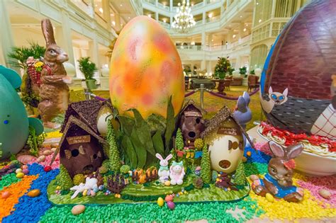 Grand Floridian Easter Egg Display 2014 Disney Easter Grand