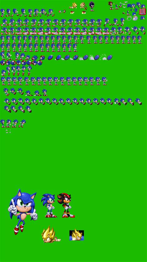 Sonic Sprite Sheet By Clutchishappyplz On Deviantart
