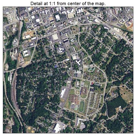 Aerial Photography Map Of Spartanburg Sc South Carolina