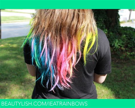 From katy perry to kate hudson to lena dunham and even our own editors, the colorful trend has found its. Rainbow Hair Tips | Christen S.'s (ieatrainbows) Photo ...