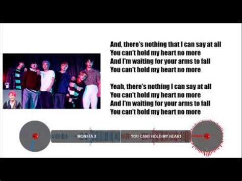 Monsta X You Can T Hold My Heart Lyrics Youtube