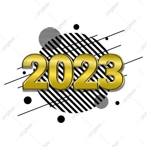 2023 Feliz Año Nuevo Texto Dorado Png Dibujos 2023 Feliz Año Nuevo