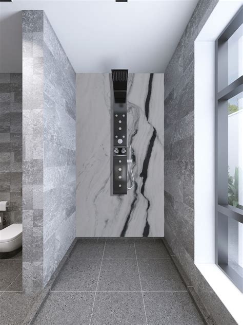 Stunning Panda White Marble Ideas For Your Home White Marble Shower