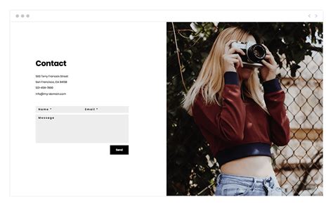 How To Create An Attractive Contact Page For Your Photography Website