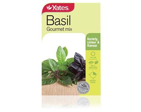 Basil Gourmet Mix Yates Seeds For Gardens