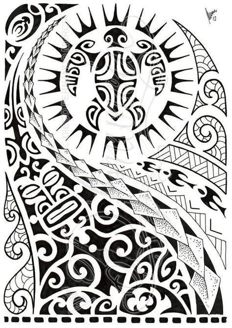 Latest Black Polynesian Half Sleeve Tattoo Design Tattoos