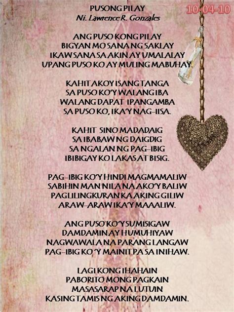 Makatang Pinoy Love Poem