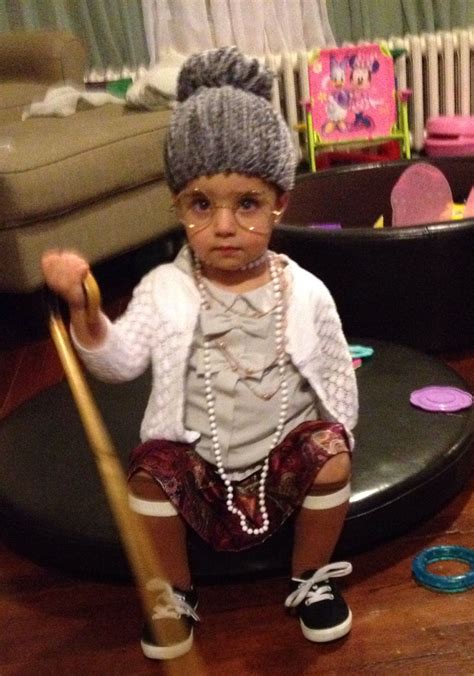 I came up with this idea because when my daughter smiles, she resembles a little. Old Lady Costume Halloween Crochet wig Baby Mya Z 2013 ...