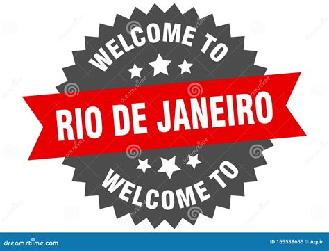 Welcome To Rio De Janeiro Welcome To Rio De Janeiro Isolated Sticker