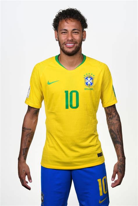 sochi russia june 12 neymar jr of brazil poses for a portrait during the official fifa world