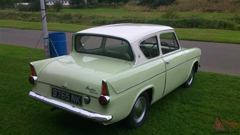 This video features the ford anglia 105e which became. Beautiful 1961 Ford Anglia 105E 997cc Deluxe Saloon, Lime ...