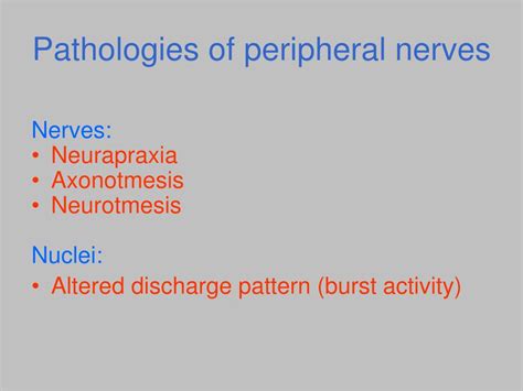 Ppt Disorders Of Peripheral Nerves Powerpoint Presentation Free