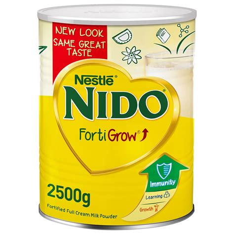 Nido Full Cream Milk Powder Tin 2500g Grocery And Gourmet Foods